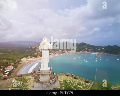 Leute auf Urlaub in San Juan del Sur in Nicaragua Stockfoto