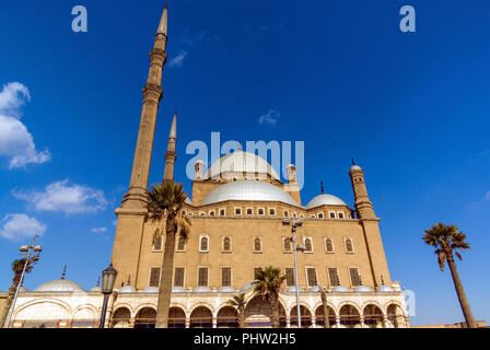 Bild der Fassade der Alabaster Moschee, auch als Muahmmad Ali in der Stadt Kairo bekannt Stockfoto