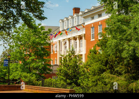 Lee Hall, Mary Washington University, 1301 College Avenue, Fredericksburg, Virginia Stockfoto