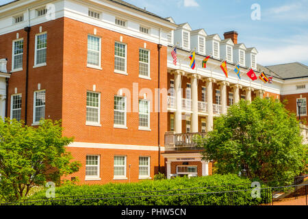 Lee Hall, Mary Washington University, 1301 College Avenue, Fredericksburg, Virginia Stockfoto