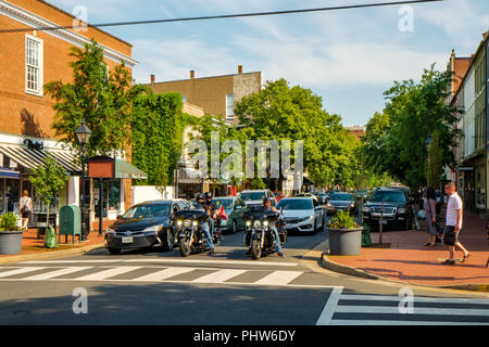 Caroline Street, Fredericksburg, Virginia Stockfoto