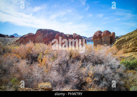 Mit Blick auf Blick auf Sara's Crack Trail Stockfoto