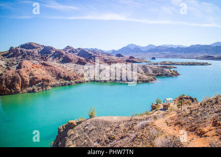 Einen majestätischen Blick auf Balanced Rock Cove Stockfoto