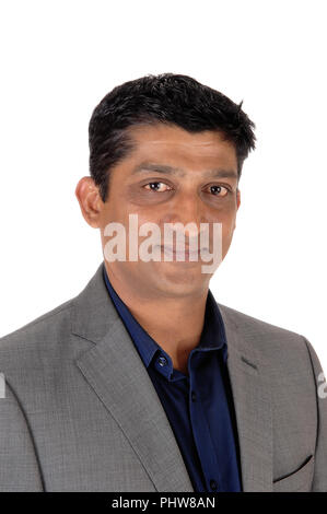 Eine Nahaufnahme Bild eines ost-indischen Geschäftsmann Stockfoto