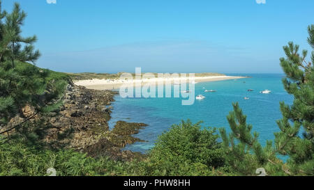 Shell Beach, Insel Herm Stockfoto