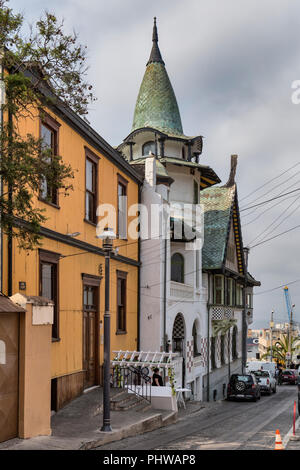 Museo Bellas Artes, Pascual Baburizza Palace (1916), Valparaiso, Chile Stockfoto