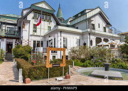 Museo Bellas Artes, Pascual Baburizza Palace (1916), Valparaiso, Chile Stockfoto