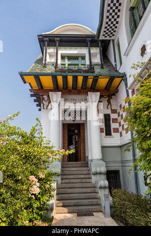 Museo Bellas Artes, Pascual Baburizza Palace (1916), Valparaiso, Chile Stockfoto