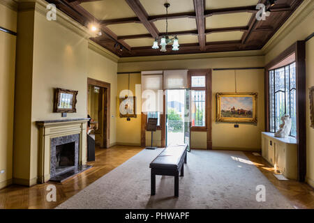 Museo Bellas Artes, Pascual Baburizza Palace (1916), Valparaiso, Chile Stockfoto