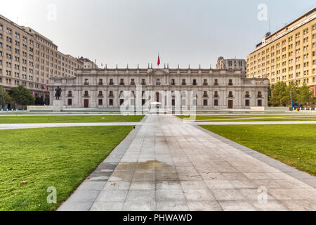 Palacio de la Moneda (1805), Sitz des Präsidenten von Chile, Santiago, Chile Stockfoto