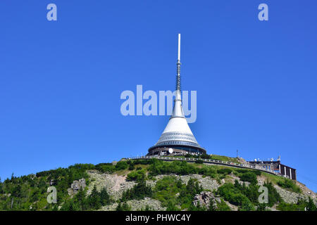 Blick auf dem Ještěd Stockfoto