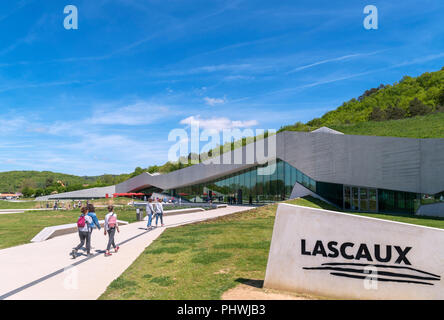 Äußere des Internationalen Zentrums für Kunst und Höhle (IV), Montignac Lascaux, Dordogne, Frankreich Stockfoto