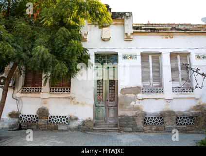 Alten portugiesischen Colonial House, Provinz Benguela, Lobito, Angola Stockfoto