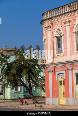 Alte portugiesische Kolonialgebäude, Provinz Benguela, Lobito, Angola Stockfoto