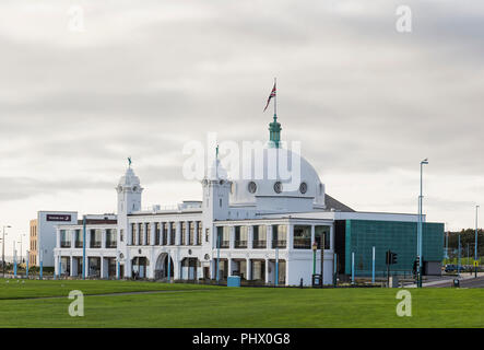 Spanische Stadt in Whitley Bay, North Tyneside, England nach der Renovierung, die 2018 abgeschlossen wurde, Stockfoto