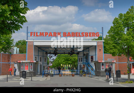 Grossbeerenstrasse Filmpark Babelsberg, Potsdam, Brandenburg, Deutschland Stockfoto