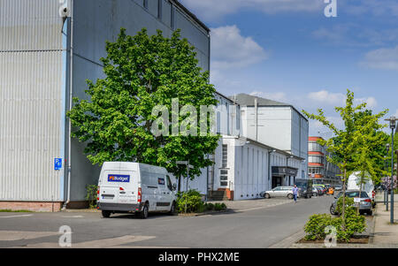 Marlene-Dietrich-Halle, Joseph-von-Sternberg-Strasse, Studio Babelsberg, Babelsberg, Potsdam, Brandenburg, Deutschland Stockfoto