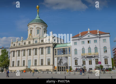 Altes Rathaus, Alter Markt, Potsdam, Brandenburg, Deutschland Stockfoto