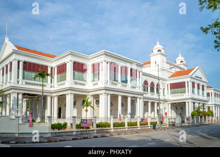 Fassade des High Court Georgetown Penang in Malaysia Stockfoto