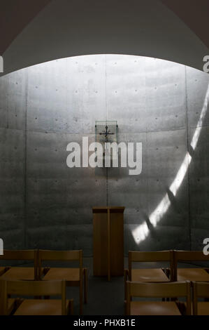 Foto zeigt das Innere der Georges Rouault Memorial Hall im Gelände der Kiyoharu Kunst Kolonie in Hokuto Stadt, Yamanashi Präfektur am 02. Stockfoto