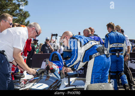 Portland, Oregon, USA. 2. Sep 2018. TAKUMA SATO (30) von Japan gewinnt die Portland International Raceway an der Portland International Raceway in Portland, Oregon. Credit: Justin R. Noe Asp Inc/ASP/ZUMA Draht/Alamy leben Nachrichten Stockfoto