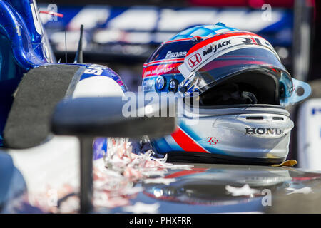 Portland, Oregon, USA. 2. Sep 2018. TAKUMA SATO (30) von Japan gewinnt die Portland International Raceway an der Portland International Raceway in Portland, Oregon. Credit: Justin R. Noe Asp Inc/ASP/ZUMA Draht/Alamy leben Nachrichten Stockfoto