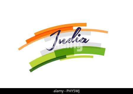 Indische Urlaub, Happy Independence Day Feier, Poster und Banner Design Stock Vektor