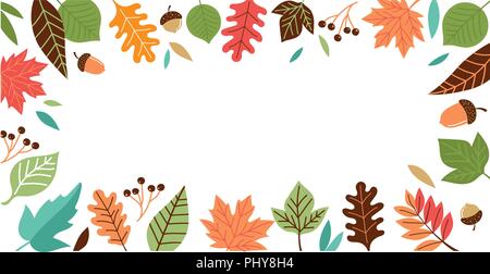 Herbst, der Jahreszeit Abbildung: Herbst, Hintergrund, Banner Stock Vektor