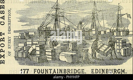 "Post Office Edinburgh und Leith Verzeichnis' (1846) Stockfoto