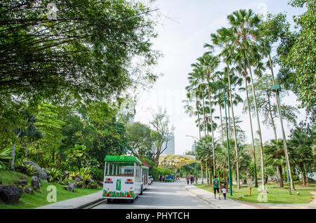 Kuala Lumpur, Malaysia - 31. August 2018: Der Botanische Garten Kuala Lumpur Perdana ist der erste große Freizeitpark der KL. Stockfoto