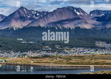 Ushiaia, Tierra del Fuego und Antartida e Islas del Atlantico Sur, Argentinien Stockfoto