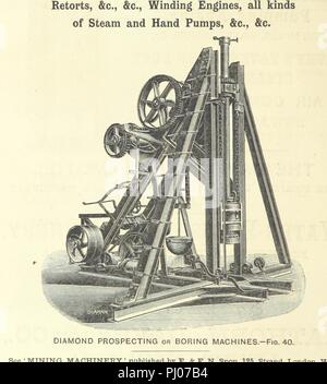 Bild von Seite 848 "Praktischer Gold-Mining Eine umfassende Abhandlung über Gold - Lager Kies, Steine und Erze, und die Methoden, mit denen das Gold mit Platten, etc. [Mit einer Bibliographie extrahiert wird.]' von der Bri 0095. Stockfoto