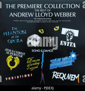 Die Premiere Collection: Die Besten von Andrew Lloyd Webber Compilation Album Cover Stockfoto