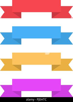 Farbband Banner Stock Vektor