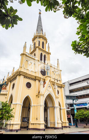 Rosenkranz Kirche, auch als Kalawar Kirche bekannt. Bangkok, Thailand Stockfoto