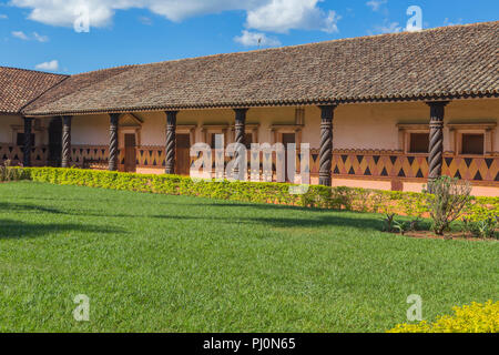 Missionarische Jesuite Kirche (1756), Jesuit Mission San Jose de Chiquitos, Concepcion, Santa Cruz, Bolivien Stockfoto