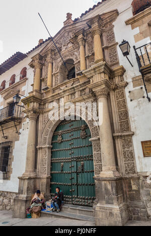 Casa Real de la Moneda (1770), Potosi, Potosi, Bolivien Stockfoto