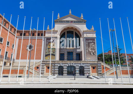 Museo de America (1954), Madrid, Spanien Stockfoto