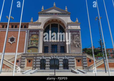 Museo de America (1954), Madrid, Spanien Stockfoto