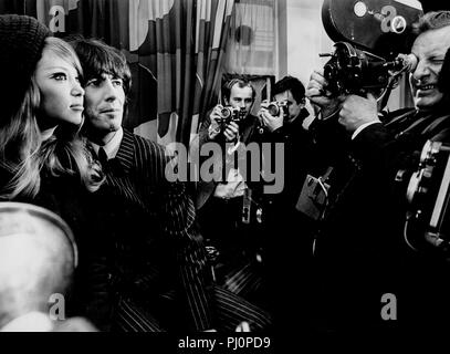 George Harrison, pattie Boyd, London 1966 Stockfoto