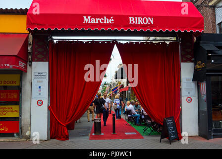 Marche Biron, Marché aux Puces, Saint-Ouen, Paris, Frankreich Stockfoto