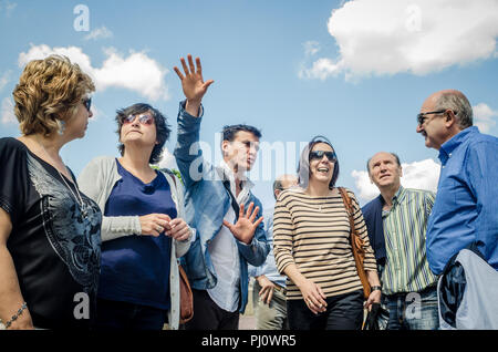 Hauptbahnhof Antwerpen geführte Tour Stockfoto