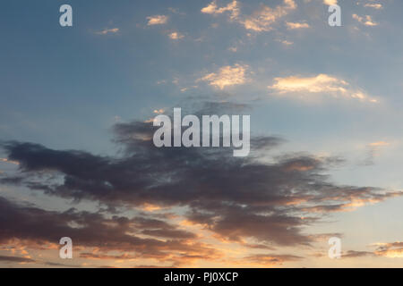 Skyscapes bei Sonnenuntergang Caldas in Kolumbien Südamerika Stockfoto