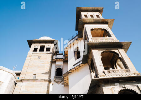 Monsun Palast, historische Gebäude in Udaipur, Indien Stockfoto