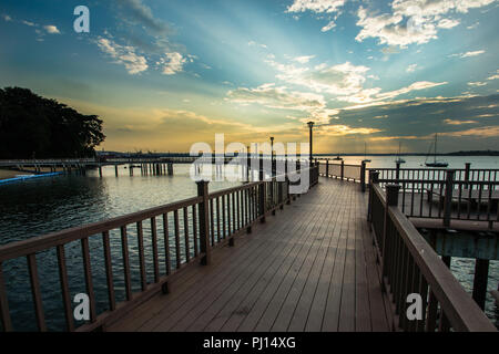 Changi Boardwalk Stockfoto