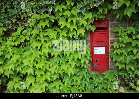 Britische Post Box Stockfoto