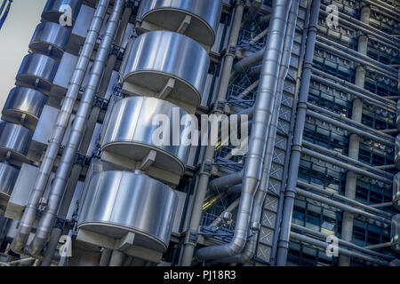 Lloyd's Building, Financial District, London, England, Grossbritannien Stockfoto