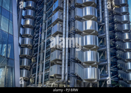 Lloyd's Building, Financial District, London, England, Grossbritannien Stockfoto