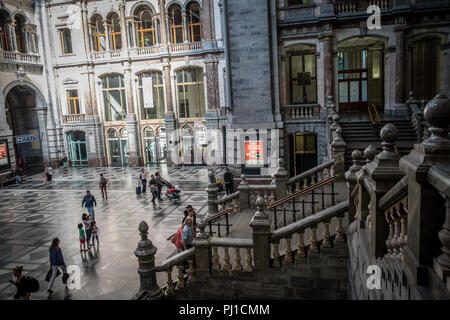 Hauptbahnhof Antwerpen Belgien Stockfoto