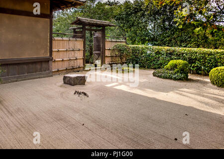 Herbst Besuch in Shisen-Tempel (Haus der Dichter), Kyoto, Japan Stockfoto